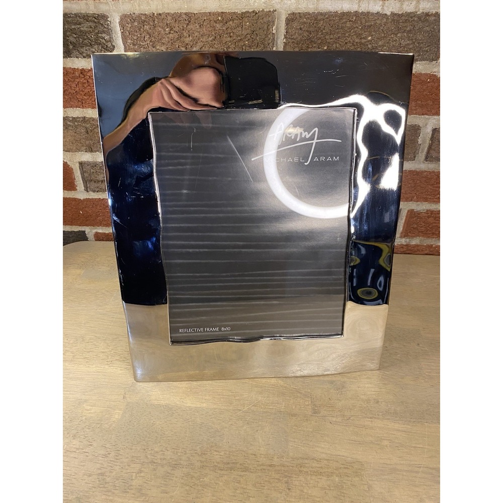Michael Aram Reflective Silver Photo Frame 8x10 Contemporary